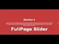 FullPage slider using jQuery fullPage js FullScreen Responsive Slide Using HTML CSS jQuery