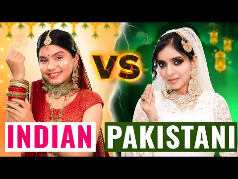 Download MP3 INDIAN vs PAKISTANI Bride | Middle Class Family - Hindu vs Muslim Wedding | Anaysa