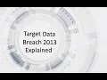 Target 2013 Data Breach Explained