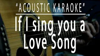 Download If I sing you a love song - Acoustic karaoke (Bonnie Tyler) MP3