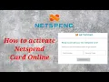 How to activate your Netspend Card Online