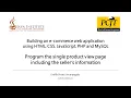 Web Project Development Building an e-commerce web application Task 23 Dinithi Deraniyagala