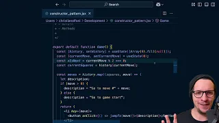 React - The constructor pattern for components