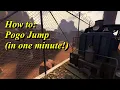 TF2 How To Pogo Rocket Jump in under 60 Seconds