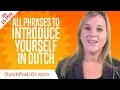 Download Lagu ALL Phrases to Introduce Yourself like a Native Dutch Speaker