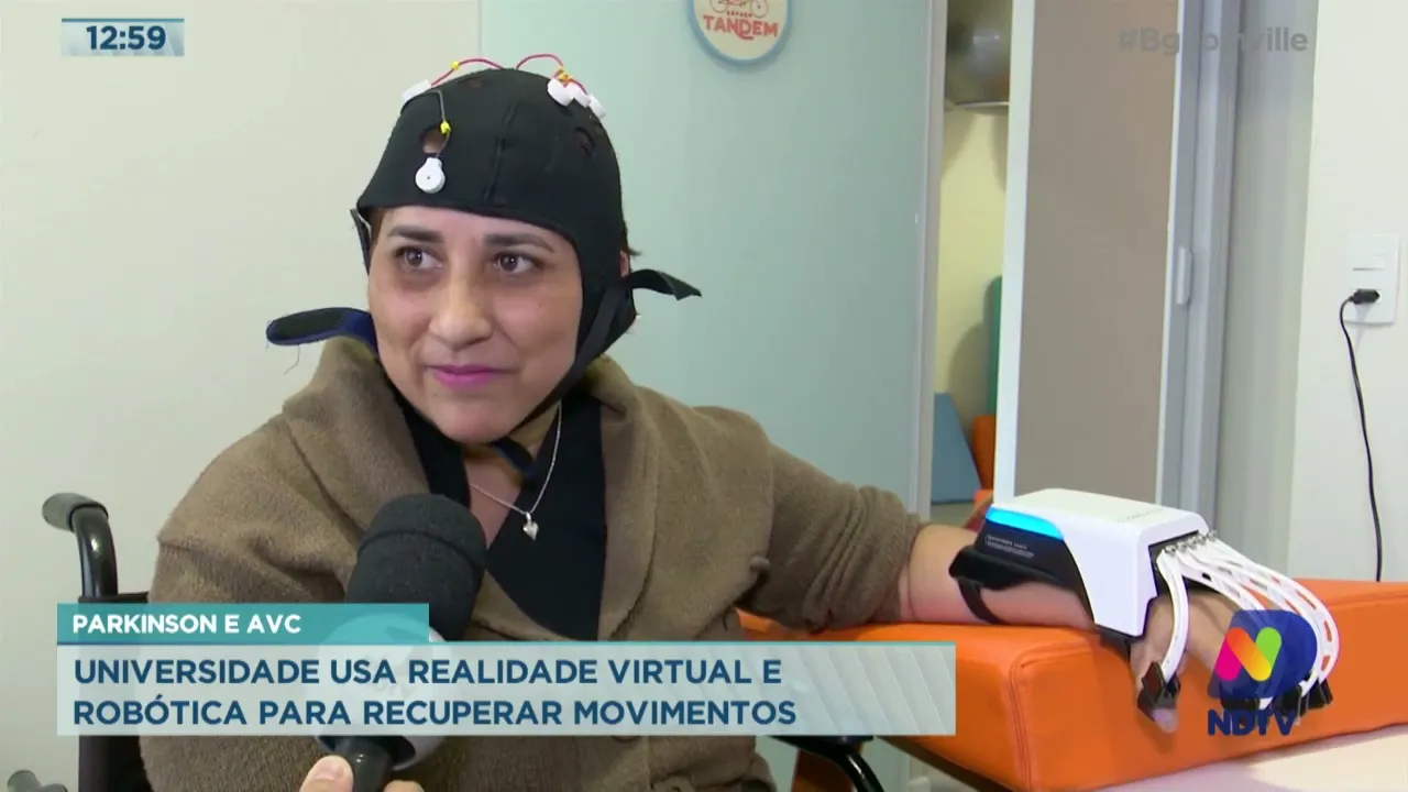 Parkinson e AVC: universidade usa realidade virtual e robótica para recuperar movimentos