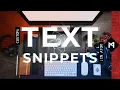 Creating Custom Snippets in Atom