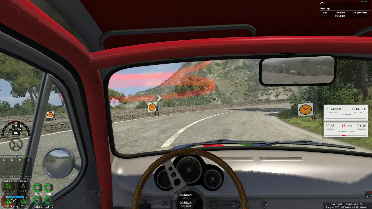 BeamNG Drive Time Trials: Italy - Island Tour 6m 54s 717ms