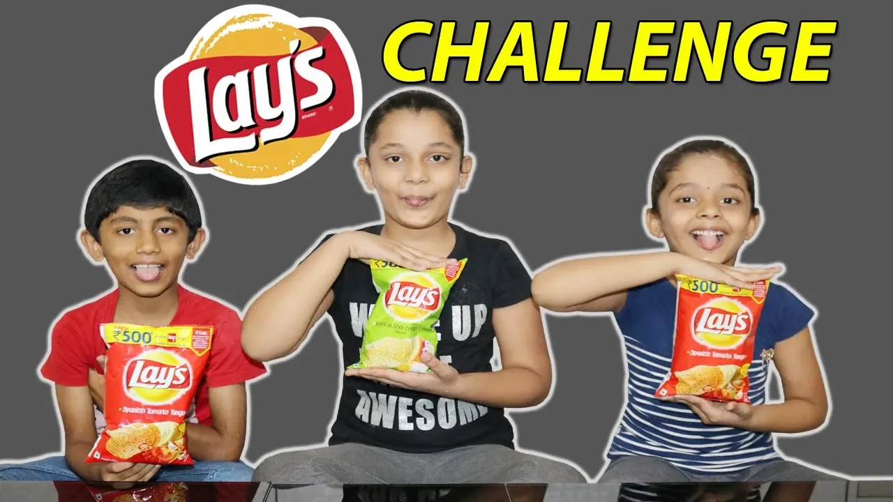 Kids vs Food   Lays Potato Chips Eating Challenge   Kids Food Challenge