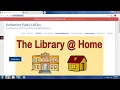 Sign into your Library Account from Home