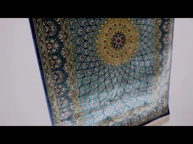 Alvar Workshop Dome Pattern (Gombadi) Teal 81x119cm (ID8033)