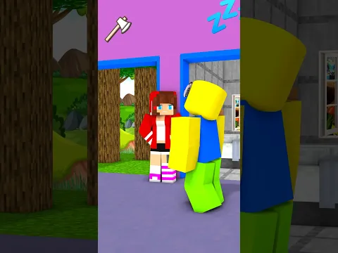Choose The Right Door For ourself  #minecraft #short #animation