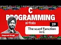 The scanf Function in C