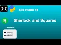 Sherlock and Squares HackerRank Ceil and Floor Python Programming Coding