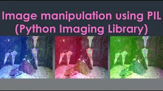Image manipulation using PIL Python Imaging Library