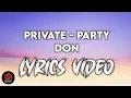 Don - Private Party Lyrics Video | Sivakarthikeyan, Priyanka Mohan | Anirudh | Dynamics Music Tamil