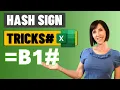 Excel Hash Sign Operator - What is it ADVANCED Tricks