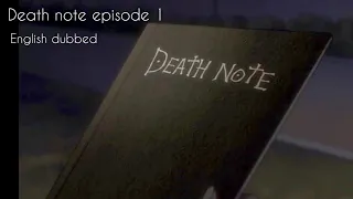 death note episode 1 english dubbed download free