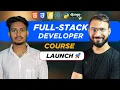 Full-Stack Developer Course 2025 Launch Announcement HTML CSS JS Python Django More