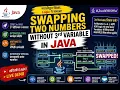 Java 3rd Variable Two Numbers Swap Swapping Two Numbers in Java