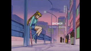 Download becky g - shower [slowed+reverb] MP3