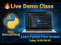 Python Live Demo Class Learn Python From Scratch in Telugu Start Coding Today Odoo with Vinay