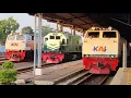 Download Lagu RAMAINYA KERETA API DI STASIUN TERSIBUK SEMARANG !! Naik KA Kaligung, ada Lokomotif Livery Vintage !