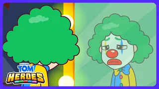 ¡El payaso roba risas! 🤡 - Talking Tom Heros | Dibujos Infantiles | WildBrain Montana de Aventura