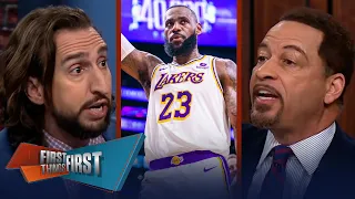 LeBron becomes first player to score 40K points adds to GOAT debate NBA FIRST THINGS FIRST