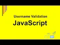 username validation using javascript form validation regex code javascript validate name regex