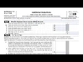 IRS Schedule 1-A walkthrough Additional Deductions