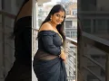 Download Lagu Black Saree Queen 👑✨ Smile \u0026 Flying Kiss That’s Breaking the Internet 😍💖 #shorts #viral #ailookbook