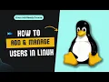 Master Linux User Management Add and Manage Users in Linux Linux Job Ready Course Decrypt3r
