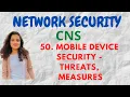 Mobile Device Security - Threats Strategies for Security CNS