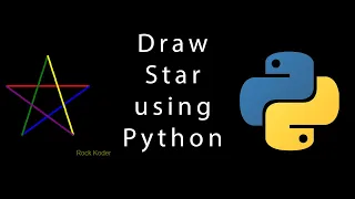 Let s Draw star using python