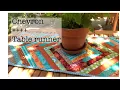 Chevron table runner sew along with me simple sewing quilt as you go