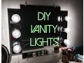 DIY HOLLYWOOD VANITY LIGHTS SETUP UNDER 100