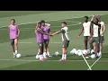 Download Lagu Real Madrid enjoy crazy, energised training season ahead of match against  Oviedo | WSS | Soccer |