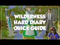 Wilderness Hard Diary Quick Guide - Old School