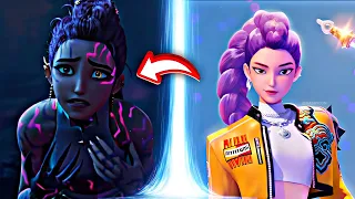 فرقة بنات كيبوب بتحارب الشياطين لكن واحدة خانتهم ووقعت في حب أخطر شيطان ملخص KPop Demon Hunters 