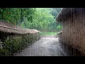 Download Lagu Zware regenval in een steegje met een stenen muur - Regen-ASMR is goed tegen slapeloosheid