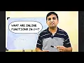 inline functions inline keyword inline C Programming