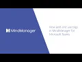 MindManager Minutes How to add and use tags in maps for Microsoft Teams