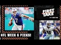 Stephen A gives his picks for NFL WEEK 6 First Take