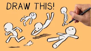 How to Draw 9 Character Base Poses