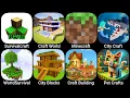 Survivalcraft CraftWorld Minecraft City Craft WorldSurvival City Blocks Craft Building PetCrafts