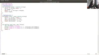 strlen function from string h implementation in C