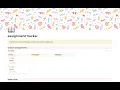 How To Use Student Assignment Tracker Template in Notion