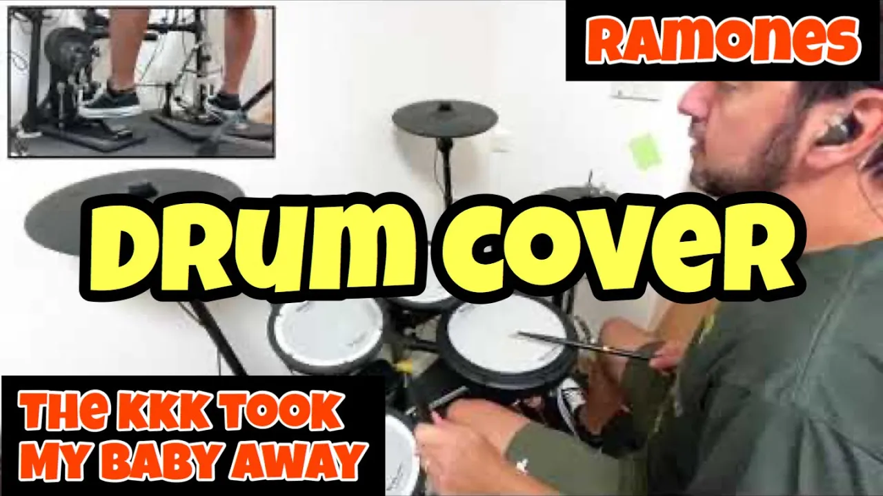 THE RAMONES - THE KKK TOOK MY BABY AWAY | DRUM COVER | RODRUMMER THE RAMONES - THE KKK TOOK MY BABY AWAY | DRUM COVER | RODRUMMER