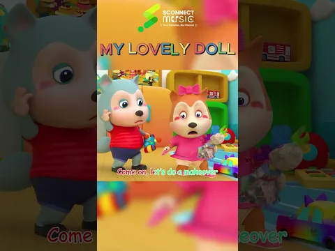 MY LOVELY DOLL #3d #shorts #childrenssongs #cartoon